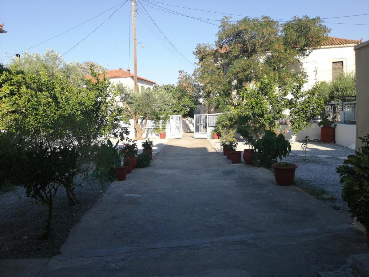 Ferienwohnung Sunny Cozy House With Grand Courtyard Leonídion Exterior foto